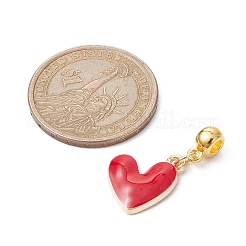 Legierung Emaille europäische baumeln Charms&nbsp;PALLOY-JF02362