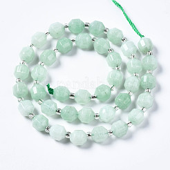 Hilos de abalorios de jade blanco natural&nbsp;G-T132-048B