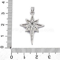 Colgante micropavé cubic zirconia de latón&nbsp;KK-V009-27G