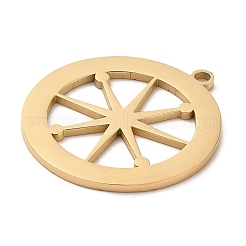 Placcatura ionica (ip) ciondoli in acciaio inossidabile 304&nbsp;LS-STAS-E199-10G