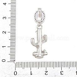 Messing micro pave klare zirkonia anhänger&nbsp;KK-Z151-12P-02