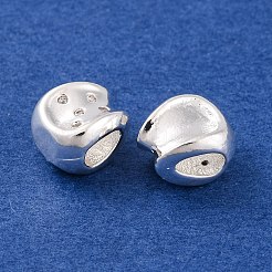 Messing Micro Pave klare Zirkonia Perlen&nbsp;KK-S389-19S