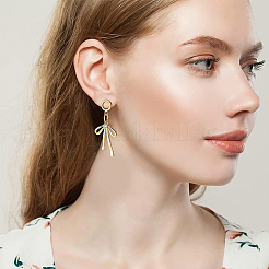 20 pièces de boucles d'oreilles en laiton&nbsp;KK-BC0008-36