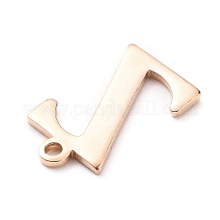 Ciondoli in acciaio inossidabile 304 con placcatura sotto vuoto pvd&nbsp;STAS-H112-Z-RG