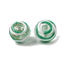 Handgefertigte Glasperlen aus Sandemaille&nbsp;LAMP-B035-03B