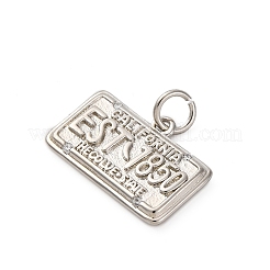 Colgante micropavé cubic zirconia de latón&nbsp;KK-P308-36P