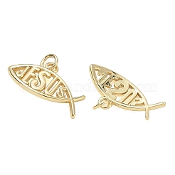 Pendentifs de placage en laiton&nbsp;KK-CBAB1AF-25G