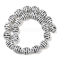 Perles de verre imitation jade&nbsp;GLAA-L051-02A