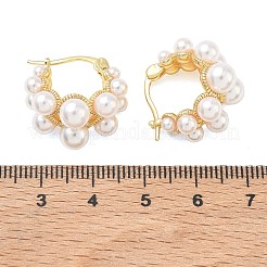 Boucles d'oreilles en laiton de cercle pour les femmes&nbsp;EJEW-A168-23G
