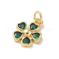Ottone micro spianare pendenti zirconi&nbsp;KK-L268-031G-01