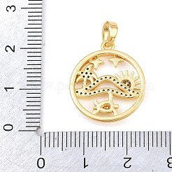 Ciondoli estivi in ottone con micro pavé di zirconi cubici&nbsp;CU-CBA9B49-06D-G