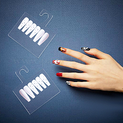 Tableros de exhibición de arte de uñas de acrílico transparente&nbsp;ODIS-WH0017-069