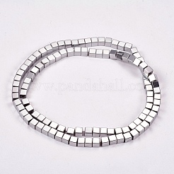 Galvanisieren unmagnetische synthetischen Hämatitkornen Stränge&nbsp;X-G-J170A-4x4mm-01