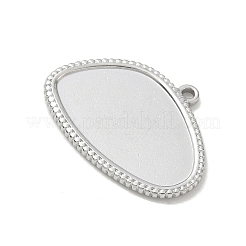 Cabochon pendenti in acciaio inossidabile 304&nbsp;SA-CBA22DE-04P-01