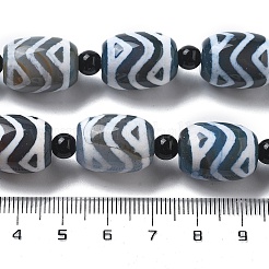 Stile tibetano perline dzi fili&nbsp;G-NH0037-C01-02