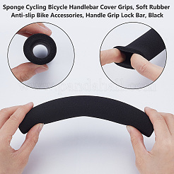 Puños de esponja para manillar de bicicleta&nbsp;AJEW-WH0348-762