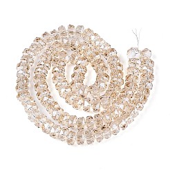 Chapelets de perles en verre transparent électrolytique&nbsp;EGLA-N022-05B-C09