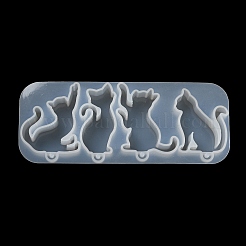 Katzenform Anhänger DIY Silhouette Silikonform&nbsp;X1-DIY-K067-02B