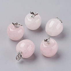 Ciondoli quazo rosa naturale&nbsp;G-E513-A08