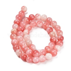 Natürliche gelbe Jade Perlen Stränge&nbsp;G-B128-A01-03