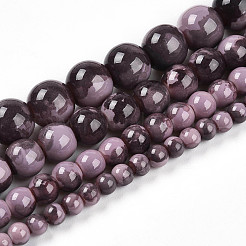 Backen Farbe Glasperlen Stränge&nbsp;DGLA-N003-4mm-C09