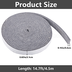 Cinta de fieltro para sello de fieltro retardante de llama&nbsp;AJEW-WH0561-70B