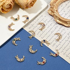 12 stücke 6 farben acryl strass anhänger&nbsp;FIND-YW0011-60