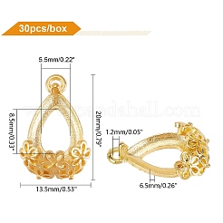 30 pendentif en alliage avec strass&nbsp;FIND-AR0001-49