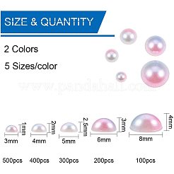 Acryl Nachahmung Perle Cabochon&nbsp;PH-OACR-G008-01