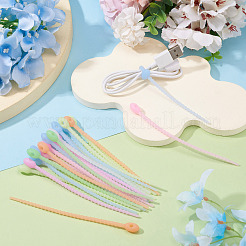50 attache-câble lumineuse en silicone&nbsp;FIND-TA0010-63B