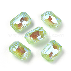 Verre à facettes pointé cabochons en strass&nbsp;GLAA-L021-A02