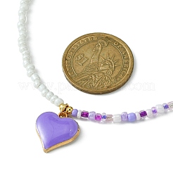 Colliers avec pendentif en alliage d'émail&nbsp;NJEW-JN04457