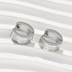 Creolen aus 304 Edelstahl für Damen&nbsp;EJEW-U066-03P