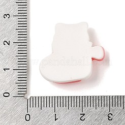 Cabochon decoden in resina opaca a tema calza natalizia con animali&nbsp;RESI-S397-03D