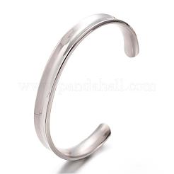 Bracelets manchettes en acier inoxydable 304 résistant au ternissement&nbsp;BJEW-G478-P