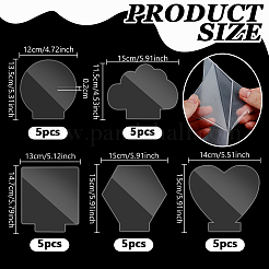 25 panneau acrylique transparent&nbsp;DIY-OC0015-84