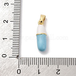 Ciondoli smaltato in ottone&nbsp;KK-Q098-40G-D