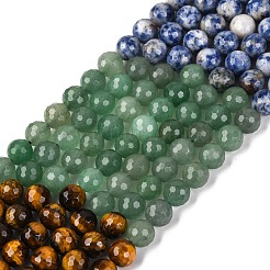 Chakra-Thema: natürlicher roter Regenbogen-Jaspis&nbsp;G-F668-14-8mm