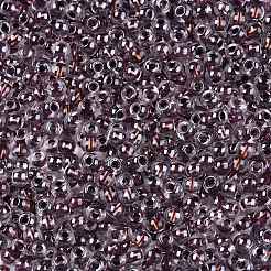6/0 perline rotonde di vetro trasparenti all'interno colorate&nbsp;SEED-N006-004N