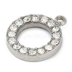 Pendentifs en strass en acier inoxydable 304&nbsp;STAS-S131-04P-01