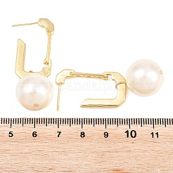 Ohrstecker aus Messing&nbsp;EJEW-G471-32G