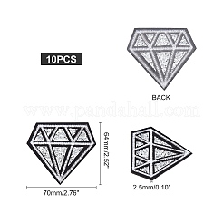 Computergesteuerte Diamantstickerei zum Aufbügeln/Aufnähen von Aufnähern&nbsp;AJEW-WH0029-39