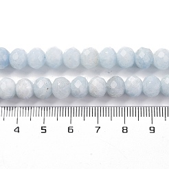 Natürliche Aquamarin Perlen Stränge&nbsp;G-K380-A50-01