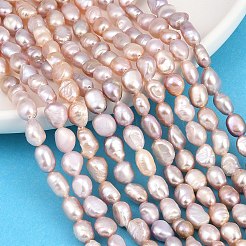 Brins de perles de culture d'eau douce naturelles&nbsp;PEAR-L033-30B