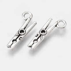 Tibetischer stil Aluminium Anhänger & Charms&nbsp;LS-TIBEP-T052-08AS-RS