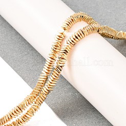 Galvanisierte synthetische nichtmagnetische Hämatitperlenstränge&nbsp;G-G849-07A-LG