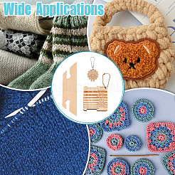 DIY-Strickwerkzeug-Sets aus Holz&nbsp;DIY-HY0003-16