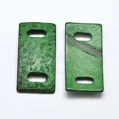 Liens de noix de coco rectangle teints&nbsp;COCO-P001-19