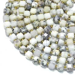 Bianco naturale africano opale perle fili&nbsp;G-K389-A35-01