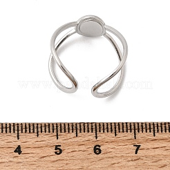 Componenti ad anello in acciaio inossidabile 304&nbsp;LS-RJEW-P188-01A-P